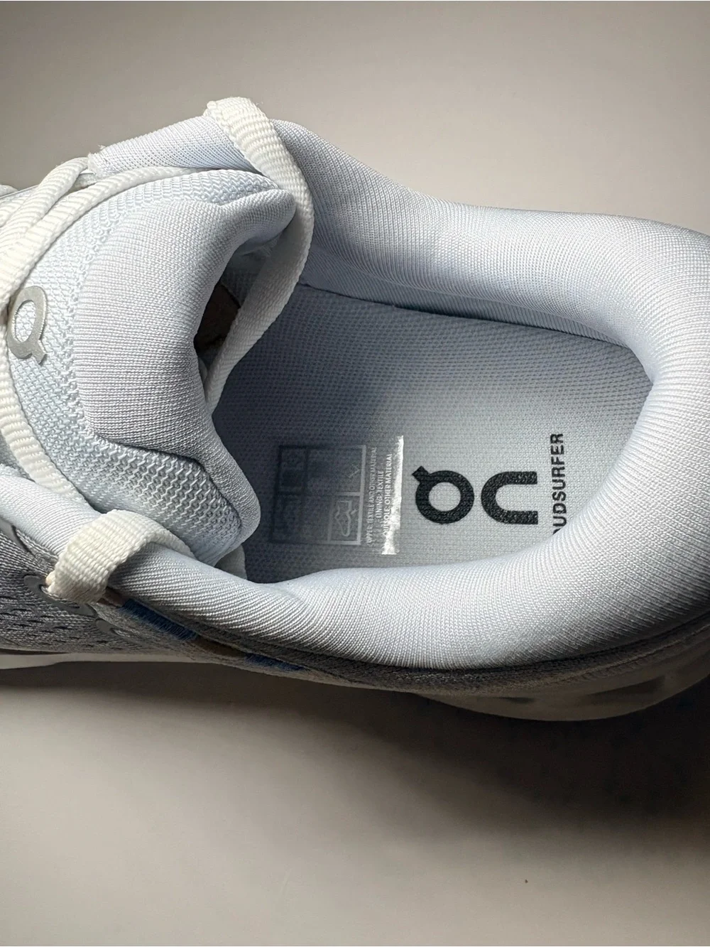 On Cloudsurfer 2  Light Blue Running Shoe brand new in box ( size 8 woman ) - Picture 10 of 16